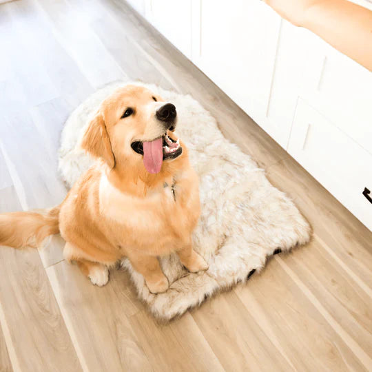 Orthopedic Calming Faux Fur Bed