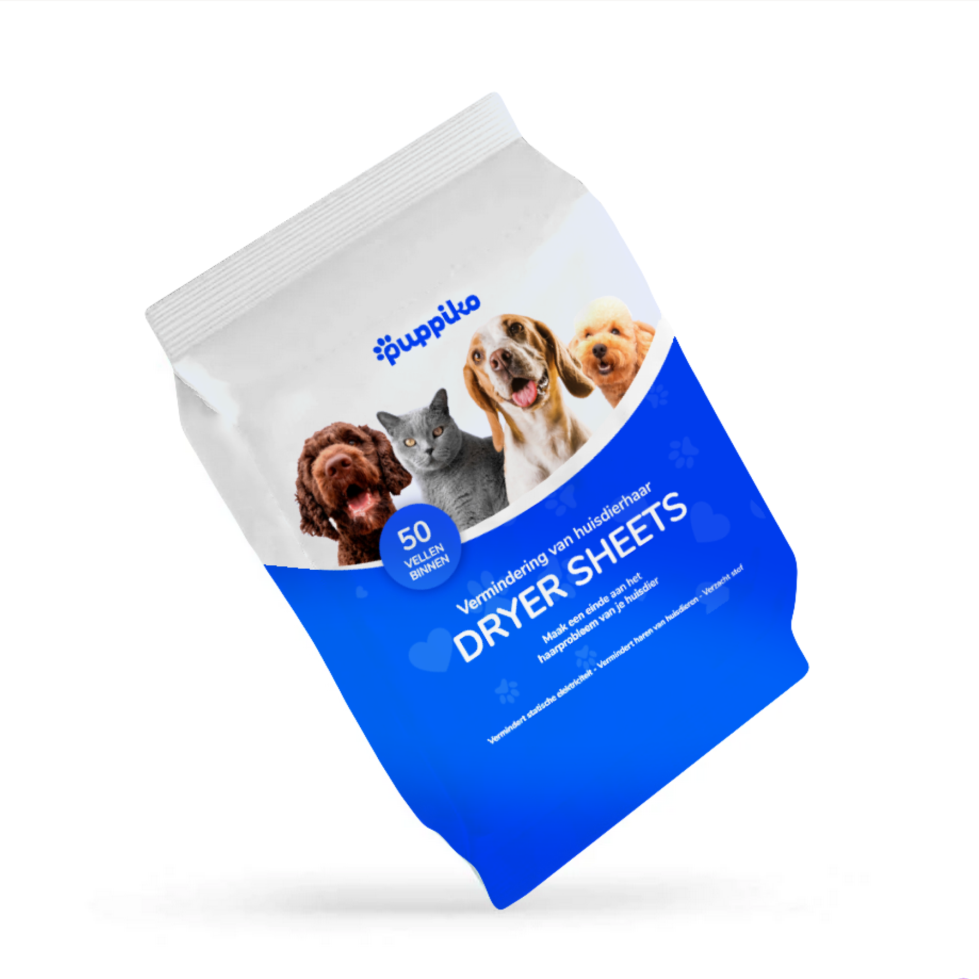 Dryer Sheets with Reduced Pet Hair